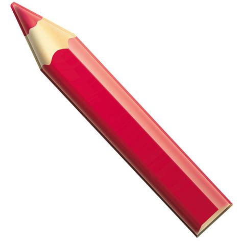 LE ROUGE CRAYON DE COULEUR .